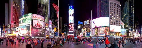 Evening at Times Square Jigsaw Puzzle