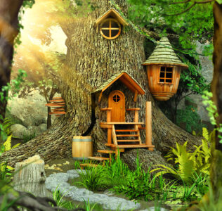 Fairy Tree House Jigsaw Puzzle