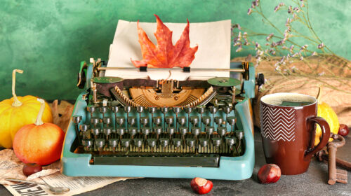 Fall Writing Desk Jigsaw Puzzle