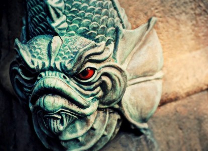 Fish Gargoyle Jigsaw Puzzle