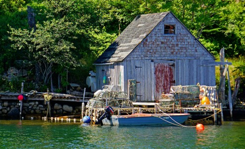 Fishing Shack Jigsaw Puzzle