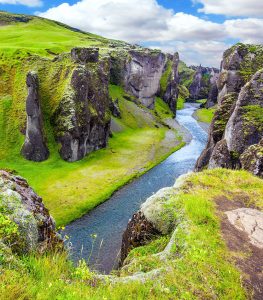 Fjadrargljufur Canyon Jigsaw Puzzle