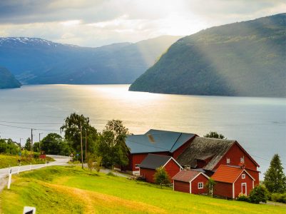 Fjord Overlook Jigsaw Puzzle