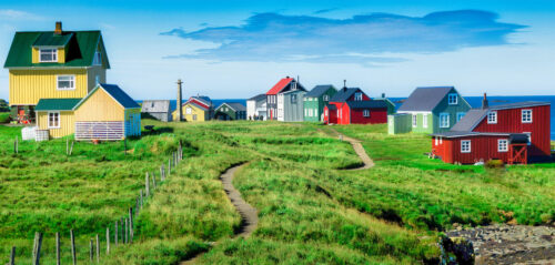 Flatey Village Jigsaw Puzzle