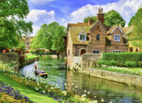 Floating Into Spring Jigsaw Puzzle