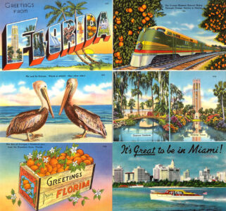 Florida Postcards Jigsaw Puzzle