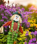 Flower Garden Scarecrow