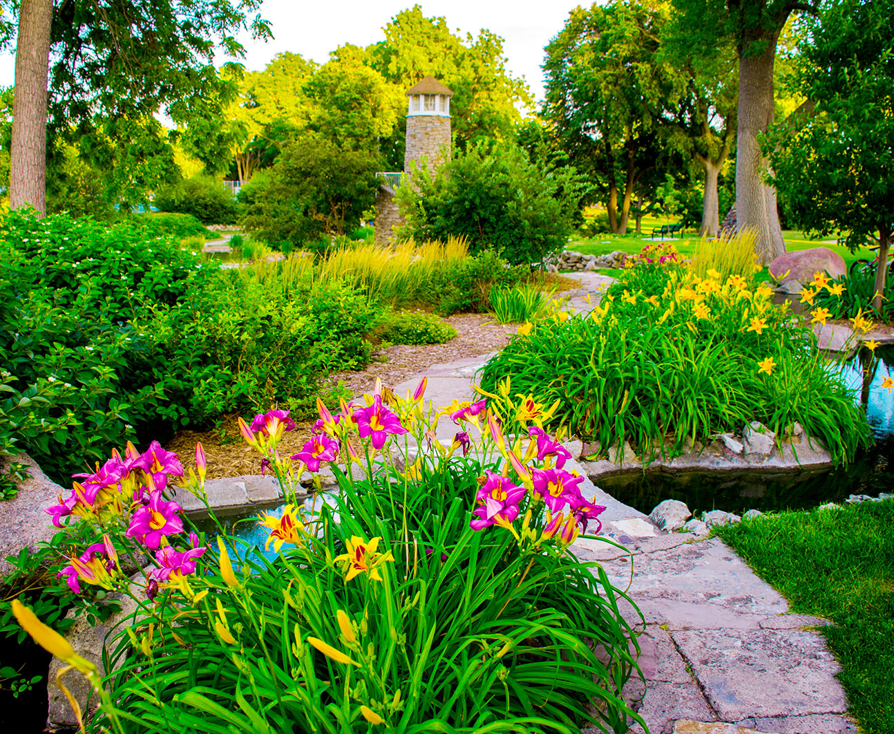 Flower Path Jigsaw Puzzle