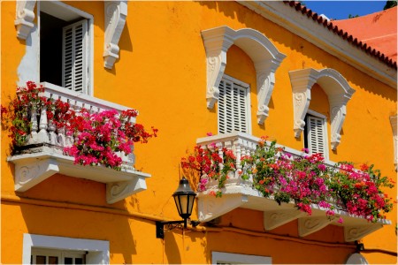 Flowering Balconies Jigsaw Puzzle