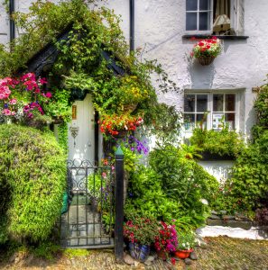 Flowery Doorway Jigsaw Puzzle