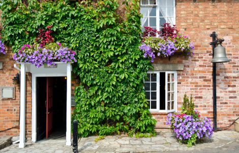 Flowery Entrance Jigsaw Puzzle