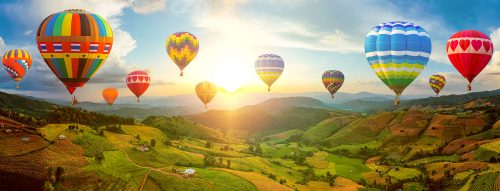 Flying Balloons Jigsaw Puzzle