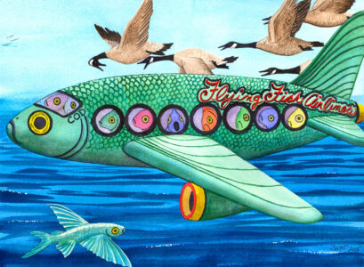 Flying Fish Jigsaw Puzzle Flying Fish Jigsaw Puzzle