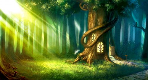 Forest Tree House Jigsaw Puzzle