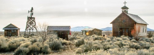 Fort Rock Church Jigsaw Puzzle