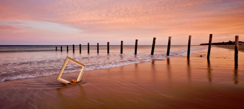 Framed Beach Jigsaw Puzzle