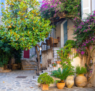 French Courtyard Jigsaw Puzzle