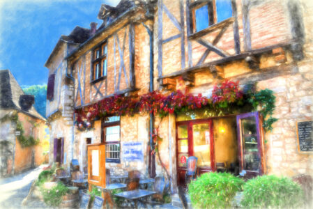 French Tea Room Jigsaw Puzzle