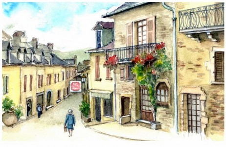 French Village Jigsaw Puzzle