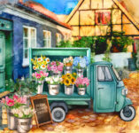 Fresh Flower Truck Jigsaw Puzzle