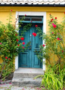 Front Door Roses Jigsaw Puzzle