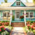 Front Porch Flowers Jigsaw Puzzle