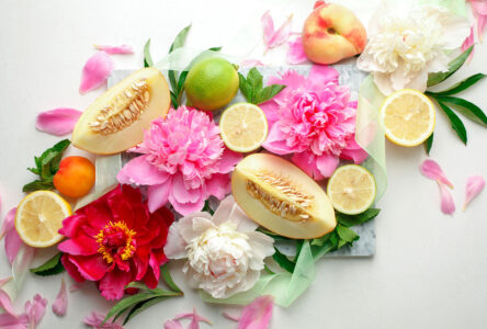 Fruit and Peonies Jigsaw Puzzle