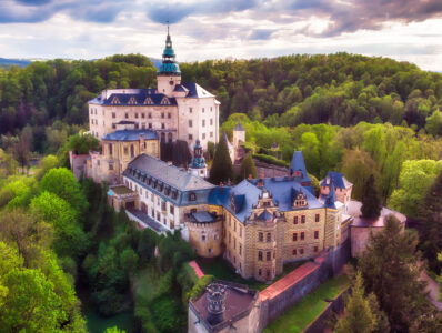 Frydlant Castle Aerial Jigsaw Puzzle