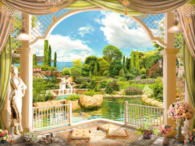 Garden Terrace Jigsaw Puzzle