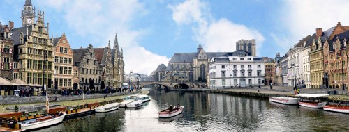 Ghent Harbor Jigsaw Puzzle