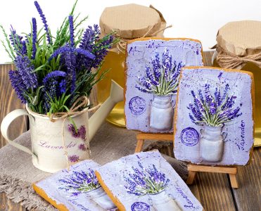 Gingerbread and Lavender Jigsaw Puzzle