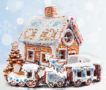 Gingerbread Train Jigsaw Puzzle