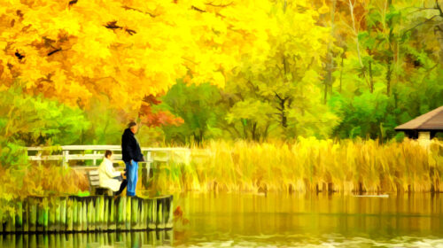 Golden Pond Jigsaw Puzzle