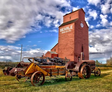 Grain Elevator and Tractor Jigsaw Puzzle