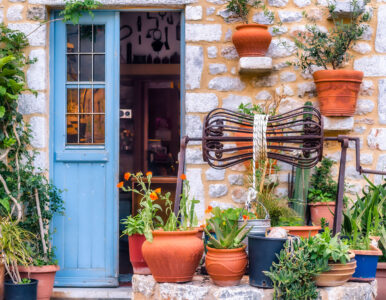 Greek Home Facade Jigsaw Puzzle