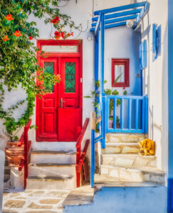 Greek Island Cat Jigsaw Puzzle Greek Island Cat Jigsaw Puzzle