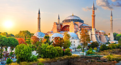 Hagia Sophia Sunset Jigsaw Puzzle