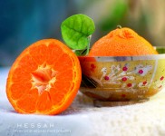 Halved Mandarin