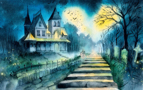 Haunted Path Jigsaw Puzzle