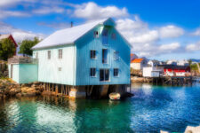 Henningsvaer Harbor