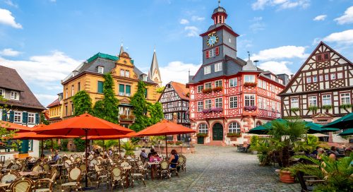 Heppenheim Marketplace Jigsaw Puzzle