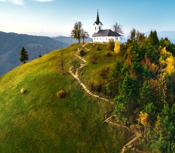 Hilltop Church Jigsaw Puzzle