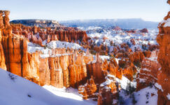 Hoodoos in Snow