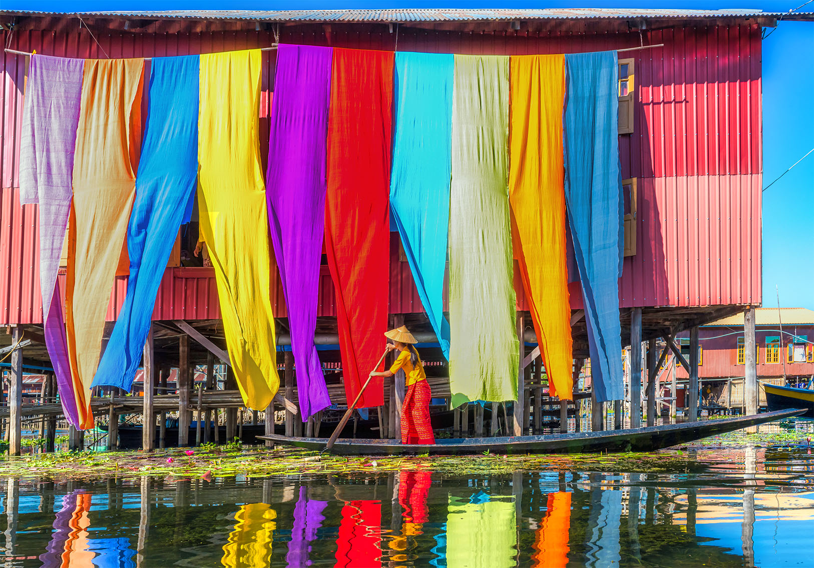 Inle Lake Colors Jigsaw Puzzle