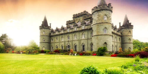 Inveraray Castle and Garden Jigsaw Puzzle