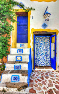 Italian Village Door Jigsaw Puzzle