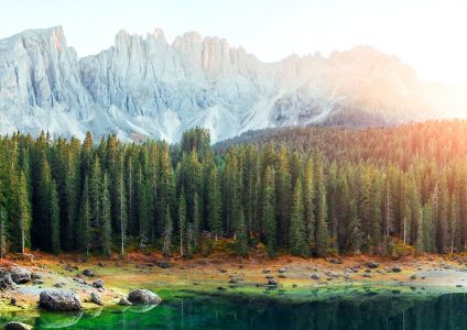 Karersee Lake Jigsaw Puzzle