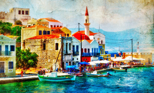 Kastellorizo Bay Jigsaw Puzzle