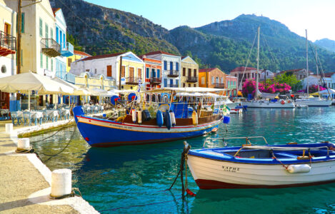 Kastellorizo Waterfront Jigsaw Puzzle