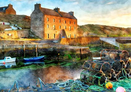 Keiss Harbor Jigsaw Puzzle